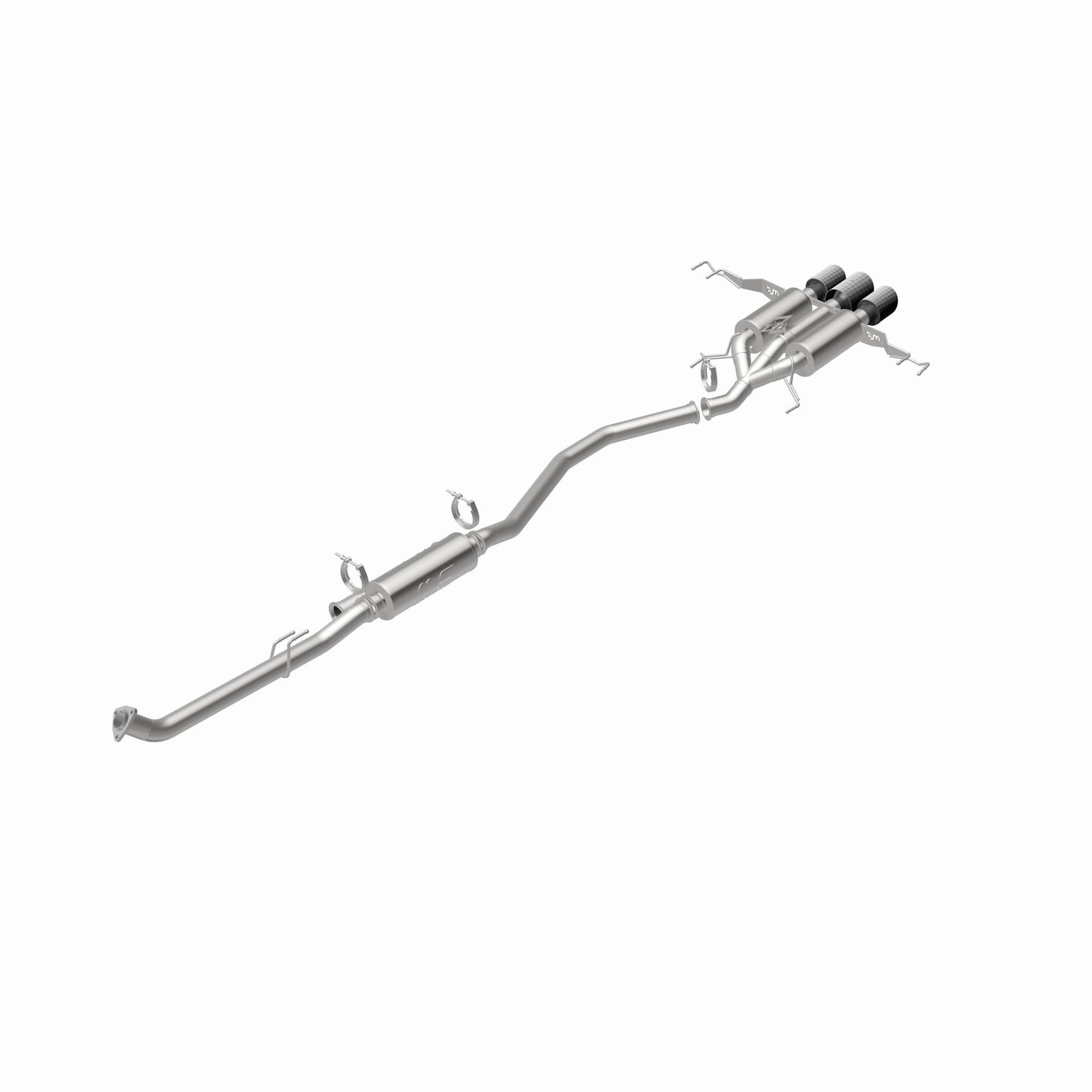 MagnaFlow 2023-2025 Honda Civic Type R SPEQ Series Carbon Fiber Cat-Back Perform