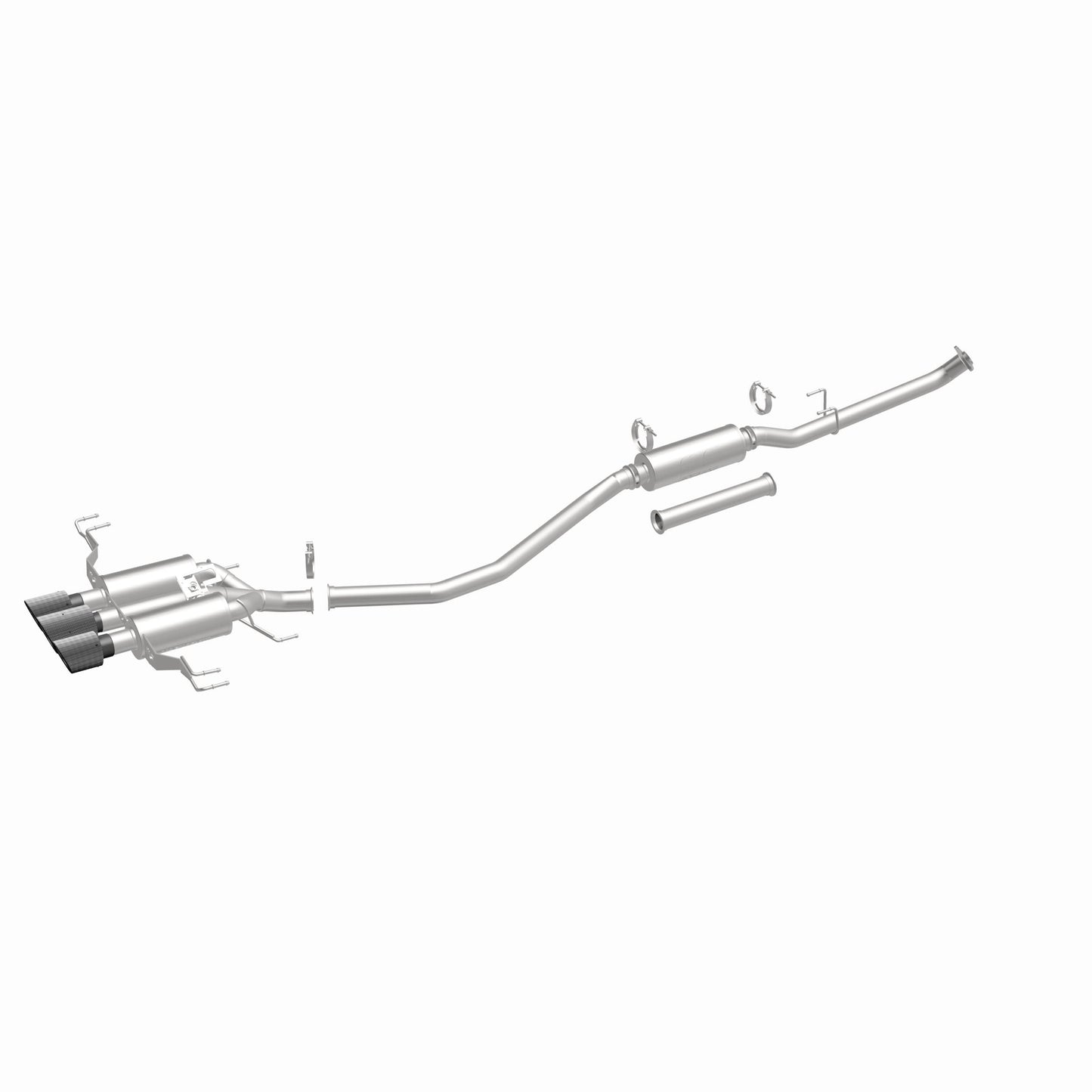 MagnaFlow 2023-2025 Honda Civic Type R SPEQ Series Carbon Fiber Cat-Back Perform