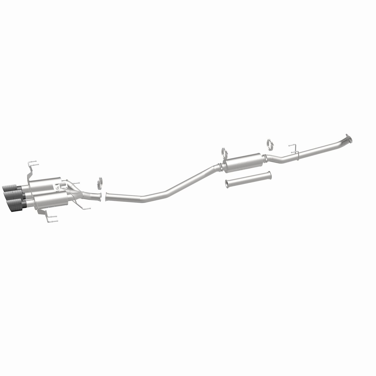 MagnaFlow 2023-2025 Honda Civic Type R SPEQ Series Carbon Fiber Cat-Back Perform
