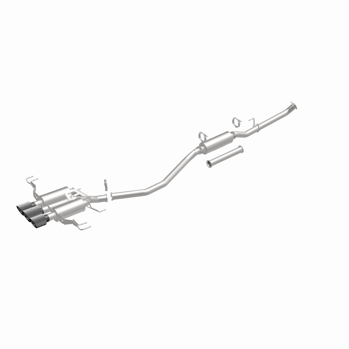 MagnaFlow 2023-2025 Honda Civic Type R SPEQ Series Carbon Fiber Cat-Back Perform