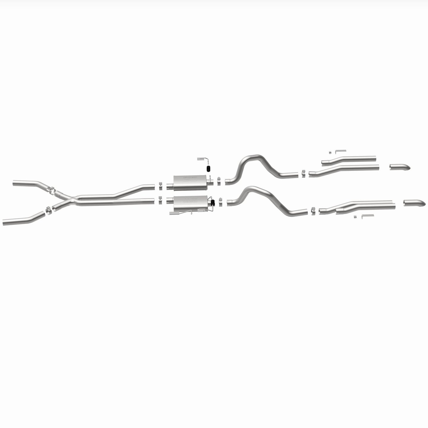 MagnaFlow Exhaust Products 19303 Street Series Stainless Crossmember-Back System