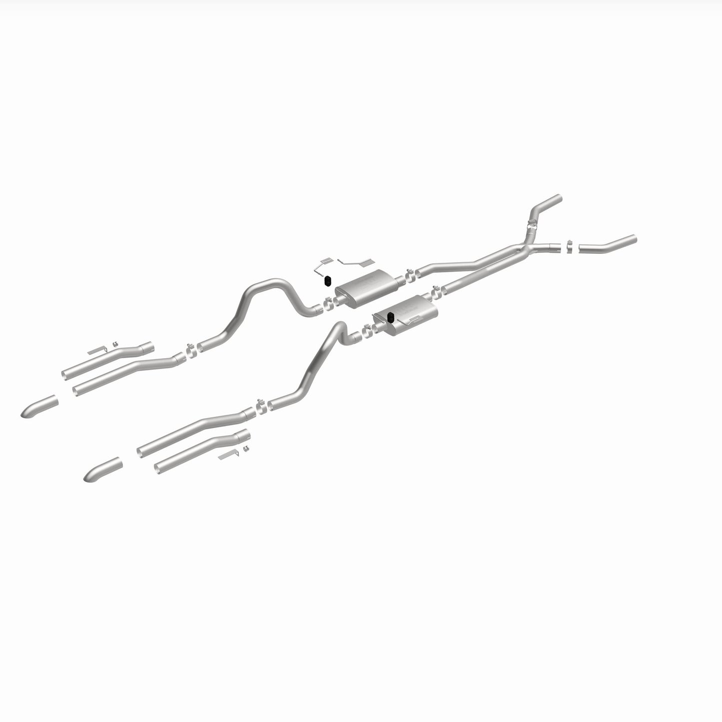 MagnaFlow Exhaust Products 19303 Street Series Stainless Crossmember-Back System