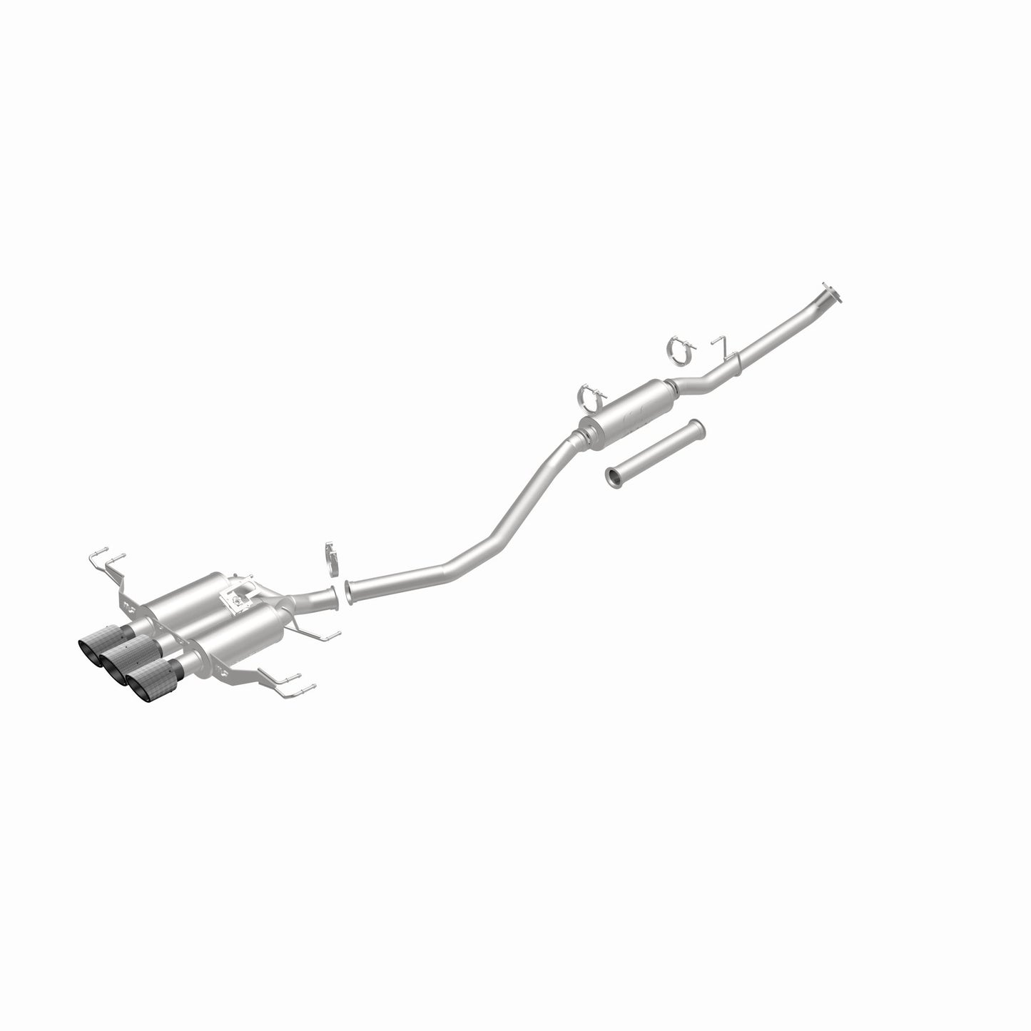 MagnaFlow 2023-2025 Honda Civic Type R SPEQ Series Carbon Fiber Cat-Back Perform