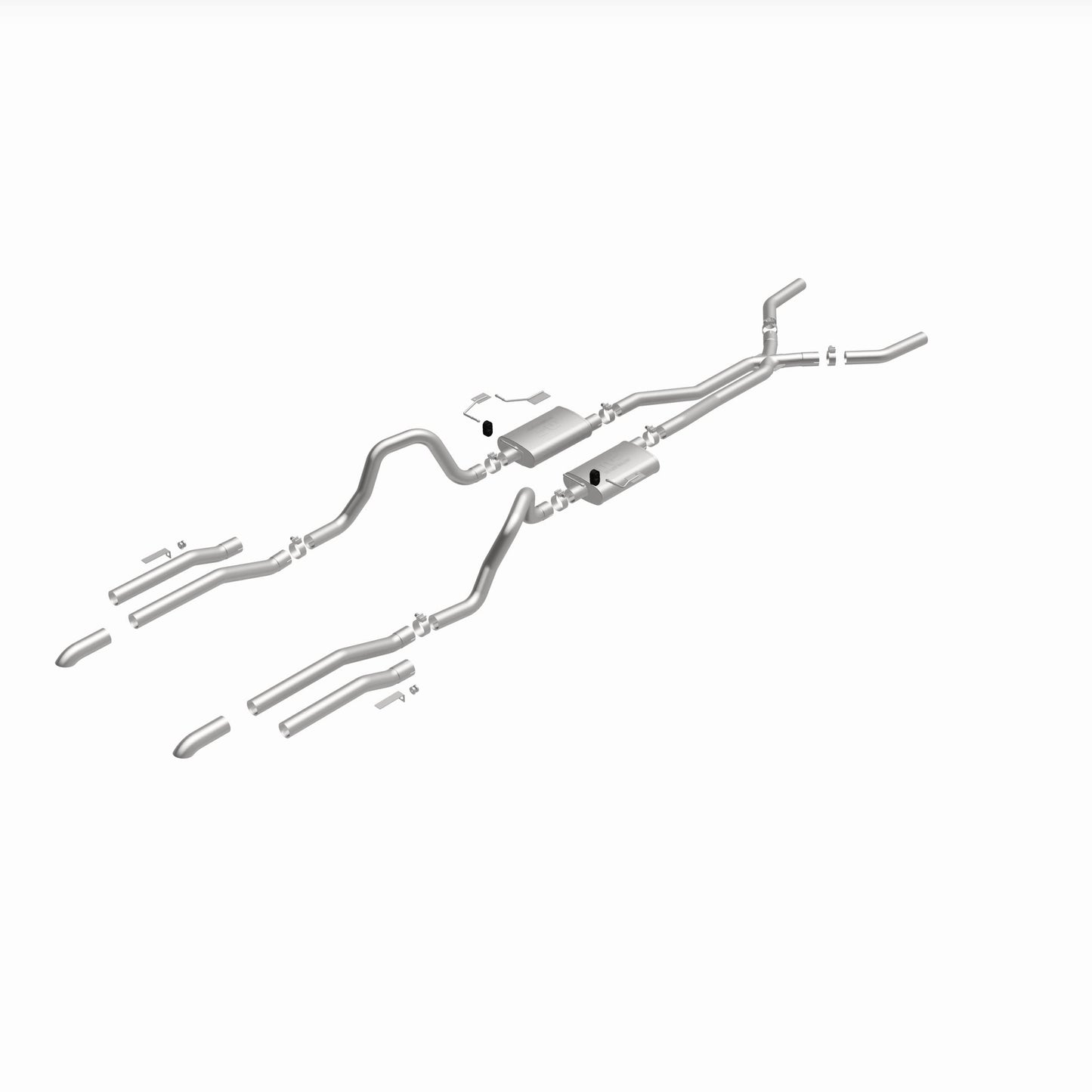 MagnaFlow Exhaust Products 19303 Street Series Stainless Crossmember-Back System