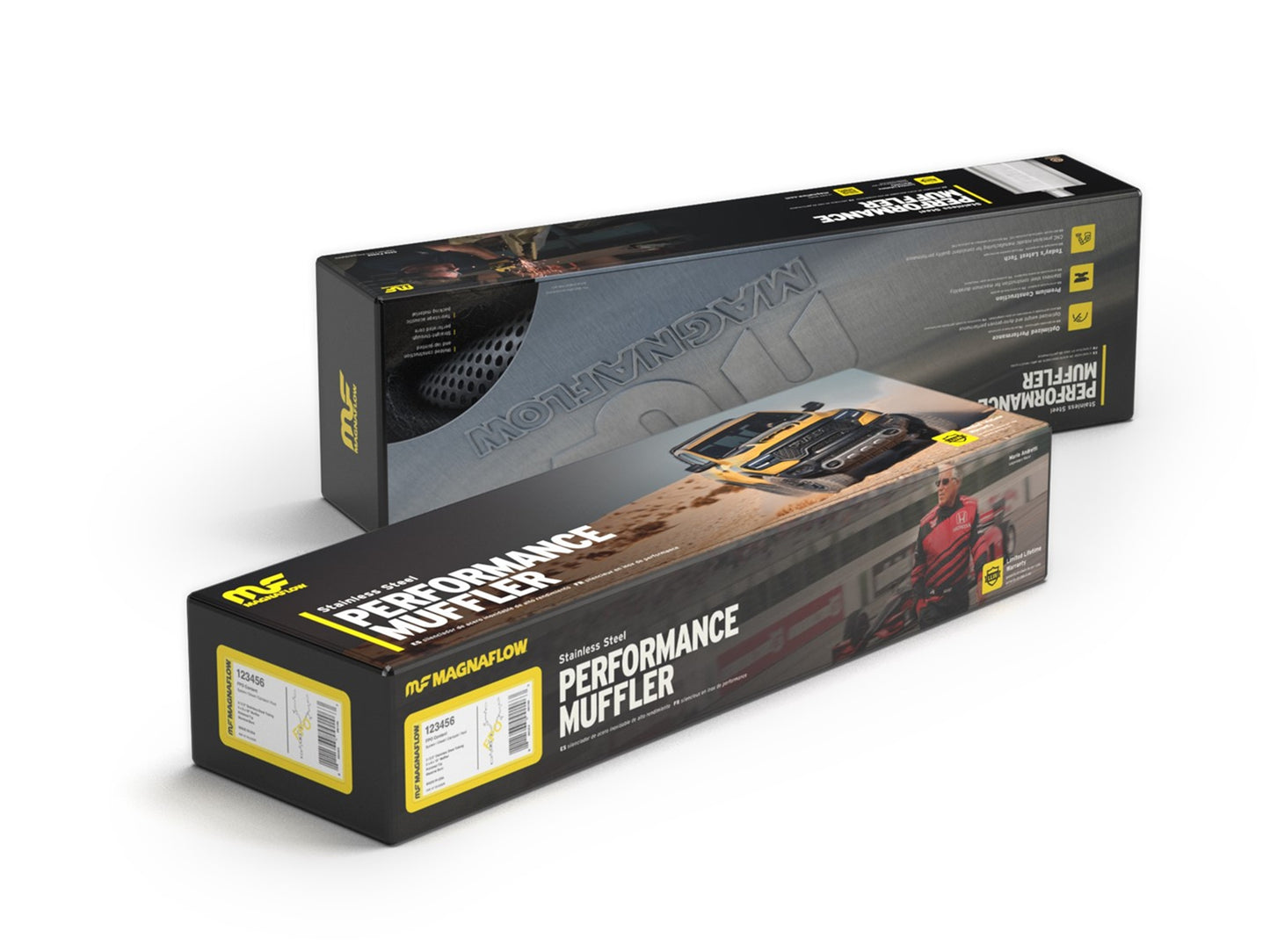 MagnaFlow 4 X 9in. Oval Straight-Through Performance Exhaust Muffler 11215