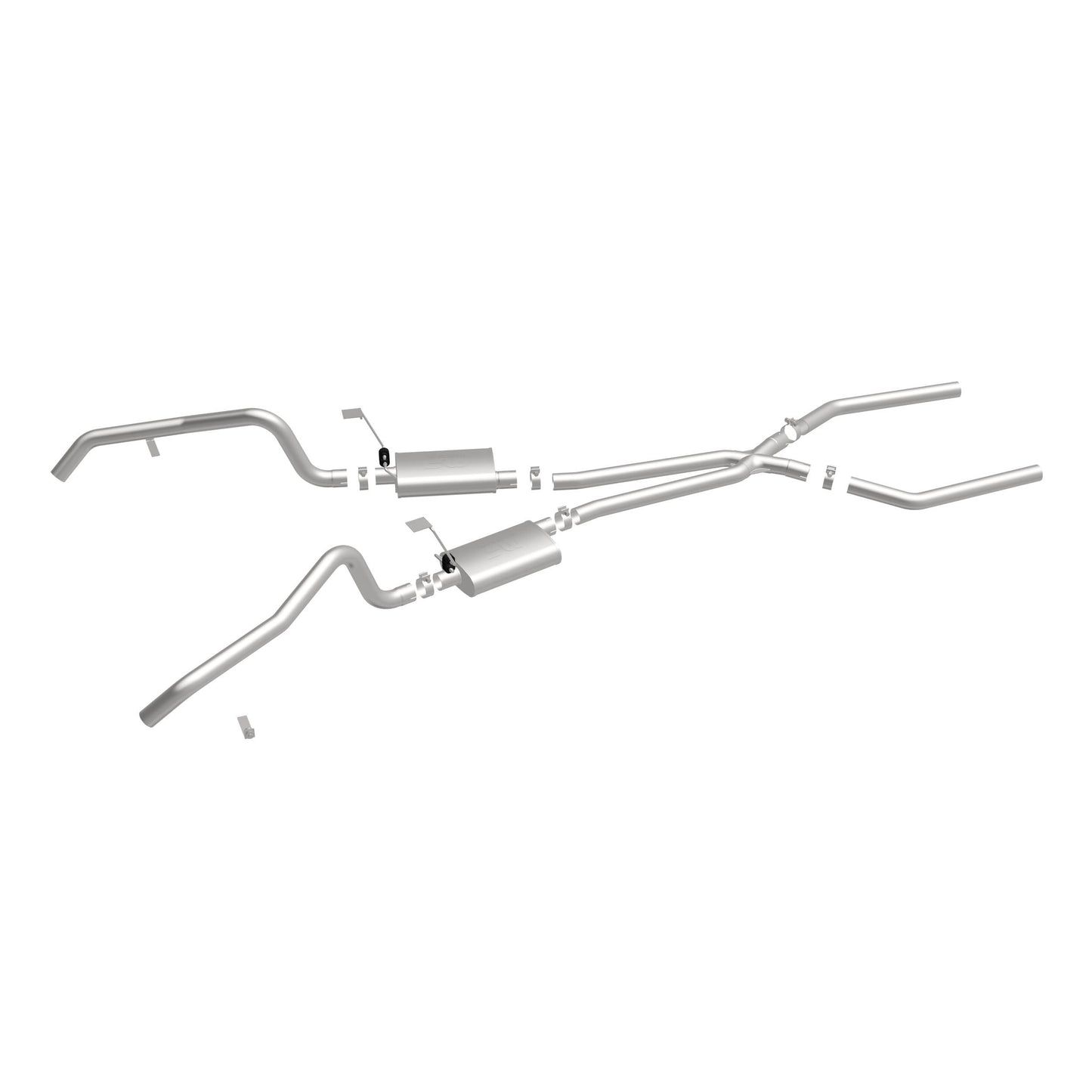 MagnaFlow Exhaust Products 15896 Street Series Stainless Crossmember-Back System