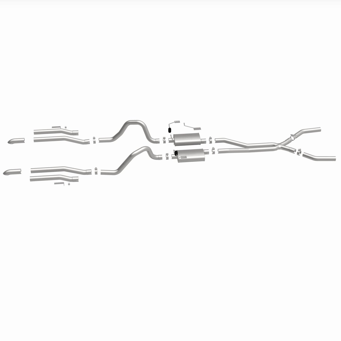 MagnaFlow Exhaust Products 19303 Street Series Stainless Crossmember-Back System