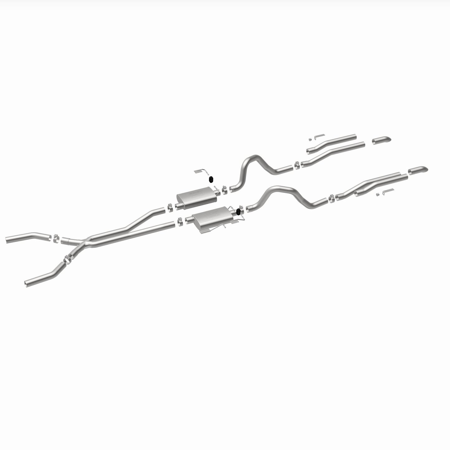 MagnaFlow Exhaust Products 19303 Street Series Stainless Crossmember-Back System
