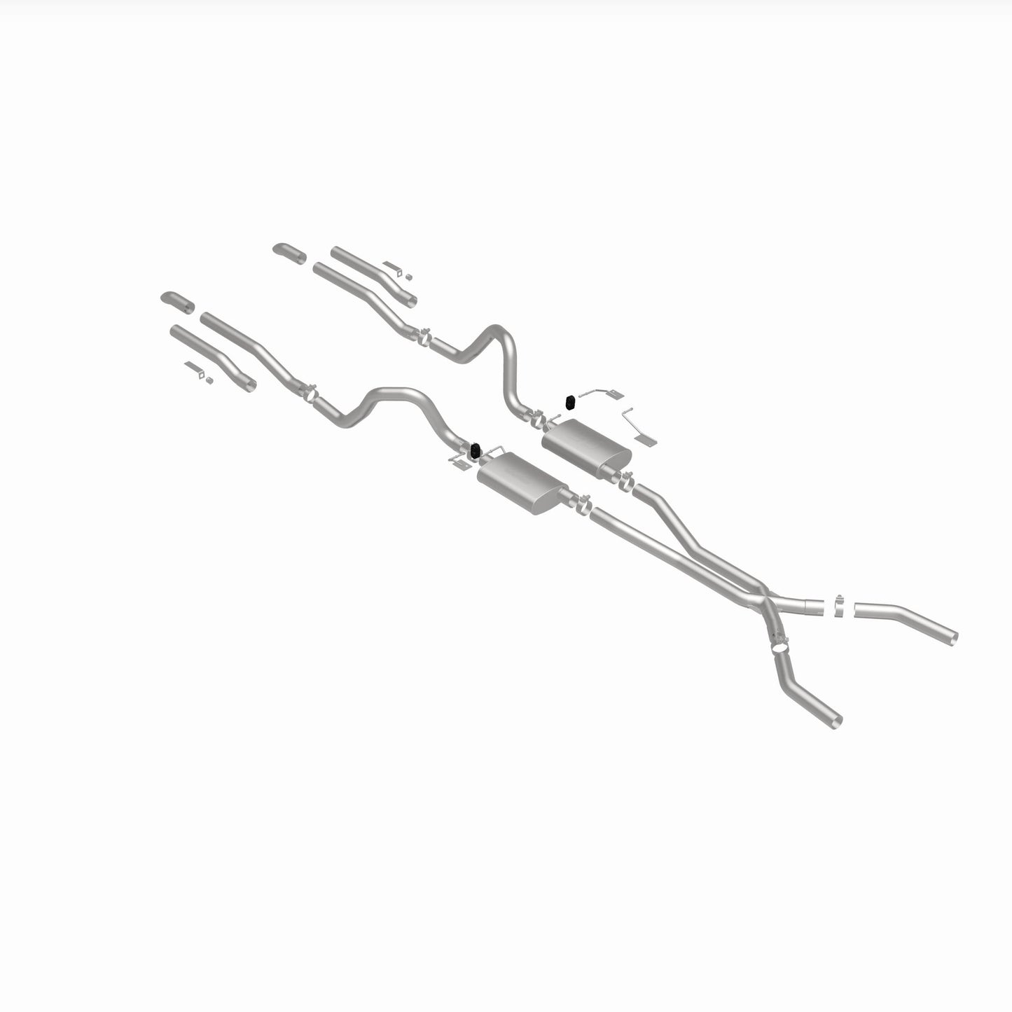 MagnaFlow Exhaust Products 19303 Street Series Stainless Crossmember-Back System
