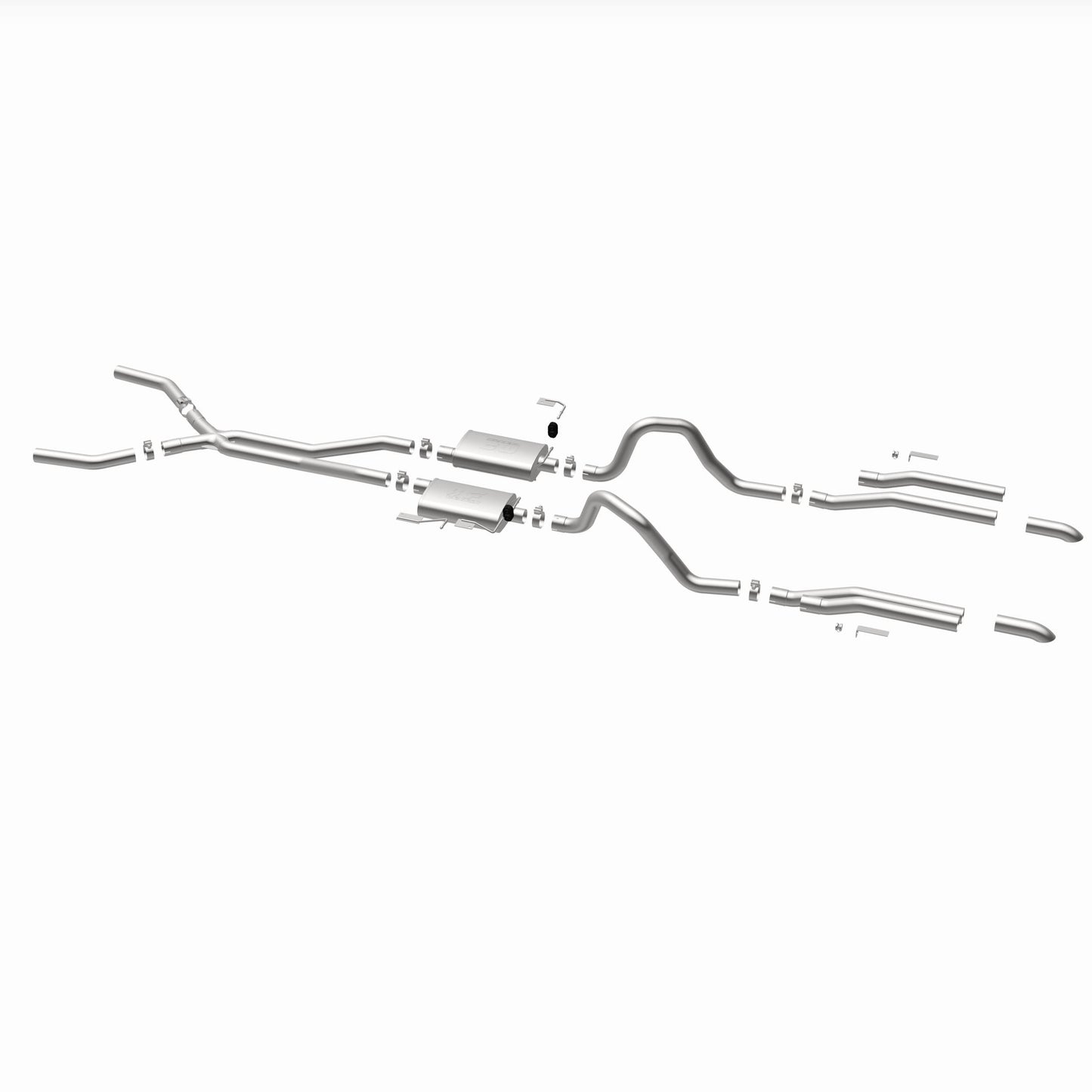 MagnaFlow Exhaust Products 19303 Street Series Stainless Crossmember-Back System