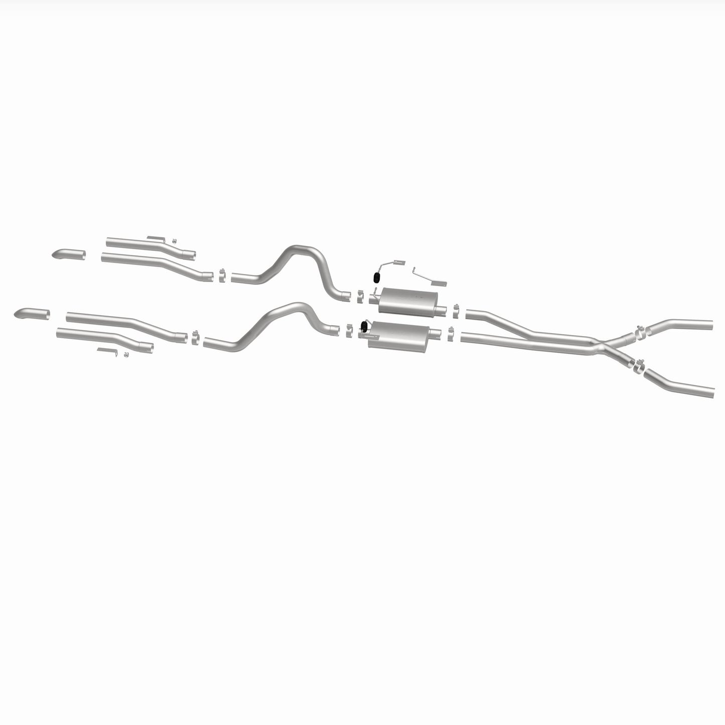 MagnaFlow Exhaust Products 19303 Street Series Stainless Crossmember-Back System