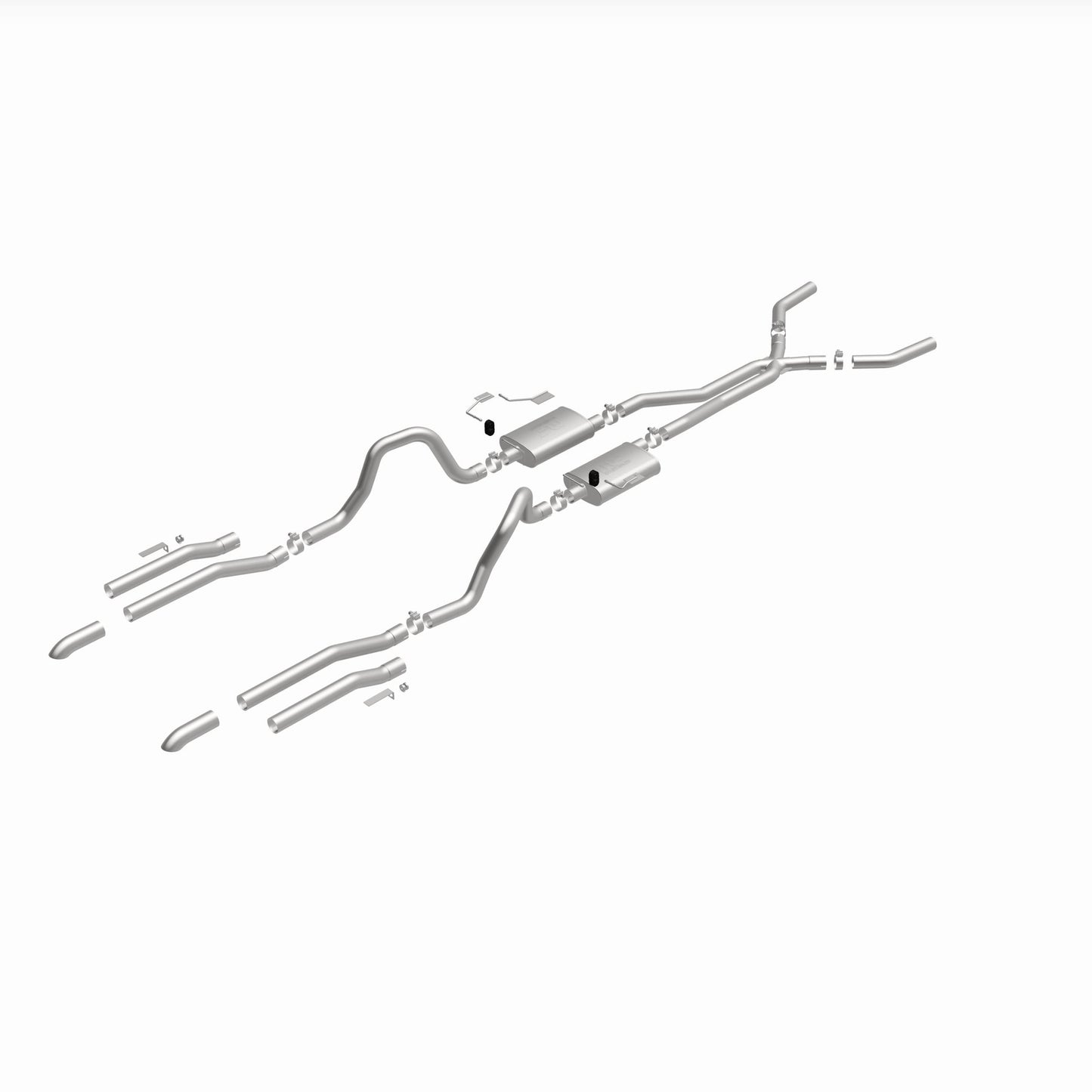 MagnaFlow Exhaust Products 19303 Street Series Stainless Crossmember-Back System