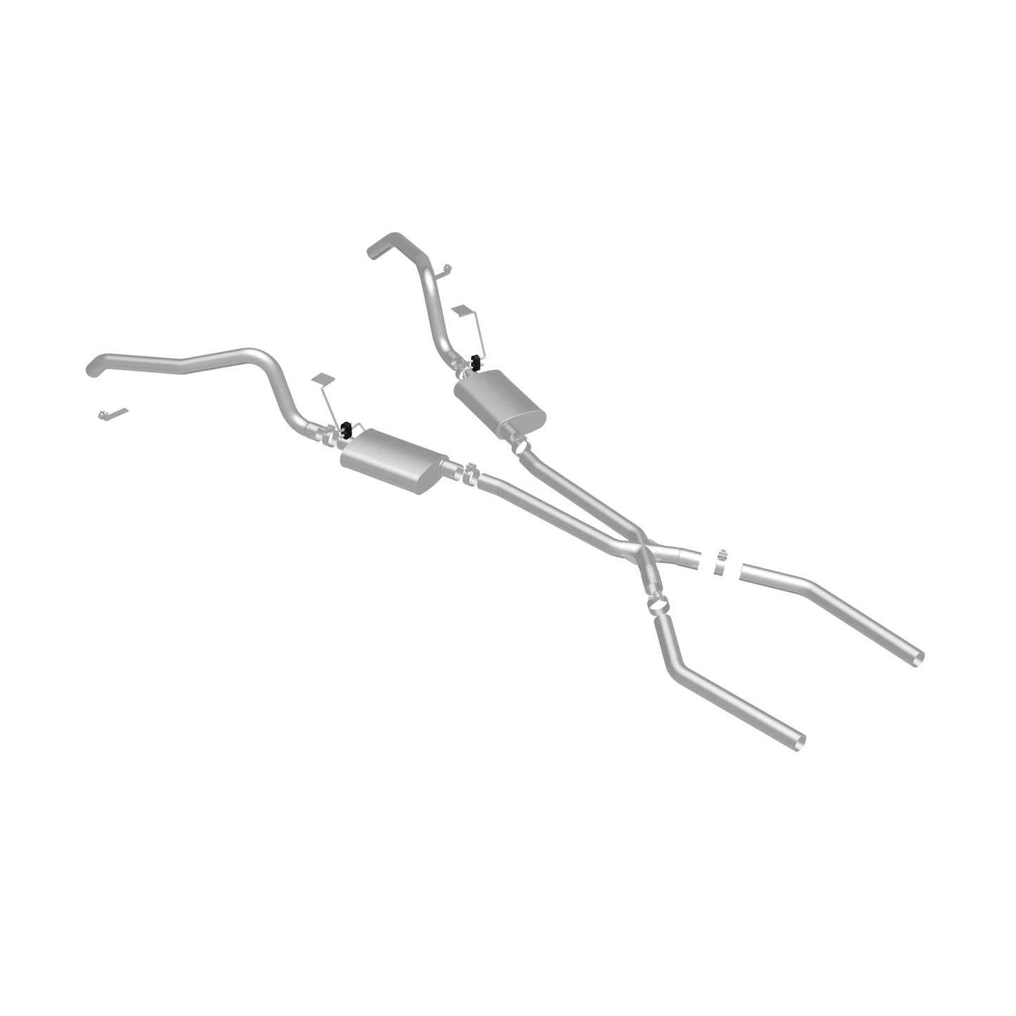 MagnaFlow Exhaust Products 15896 Street Series Stainless Crossmember-Back System