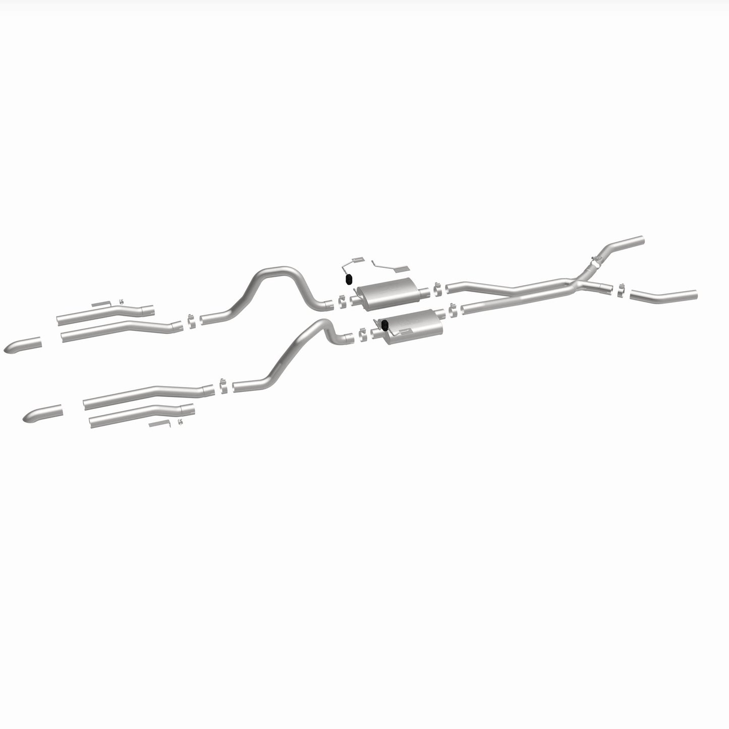 MagnaFlow Exhaust Products 19303 Street Series Stainless Crossmember-Back System