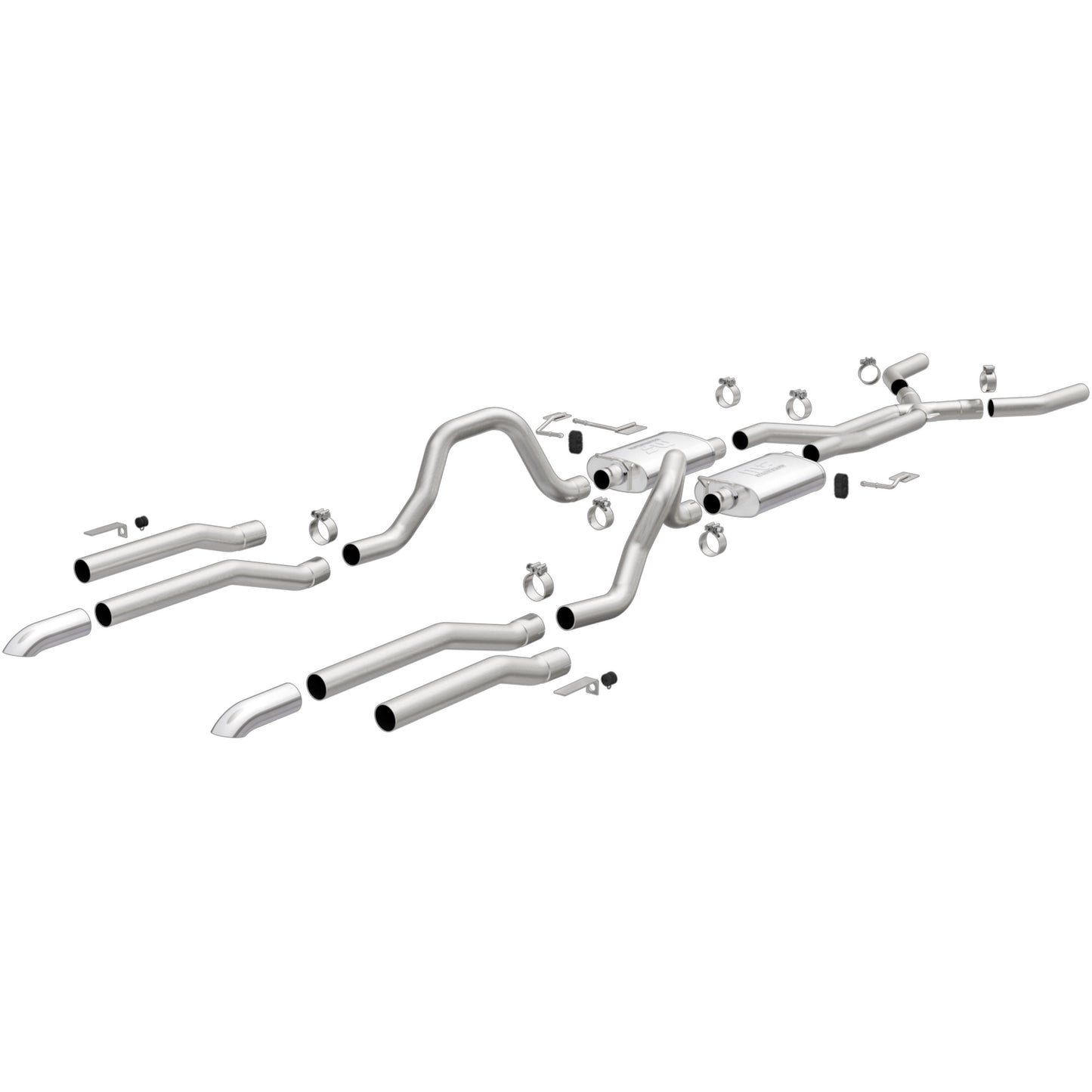 MagnaFlow Exhaust Products 19303 Street Series Stainless Crossmember-Back System