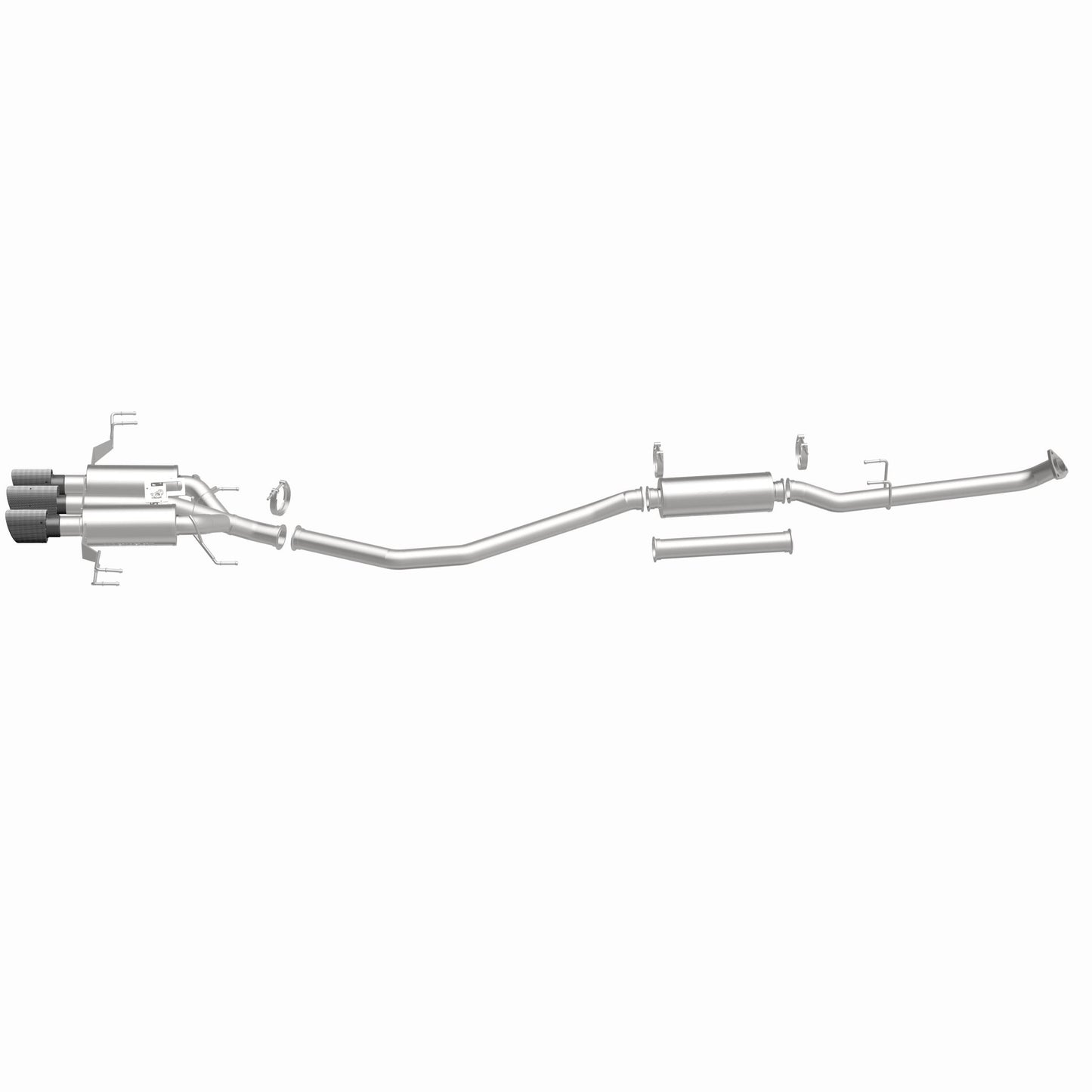 MagnaFlow 2023-2025 Honda Civic Type R SPEQ Series Carbon Fiber Cat-Back Perform