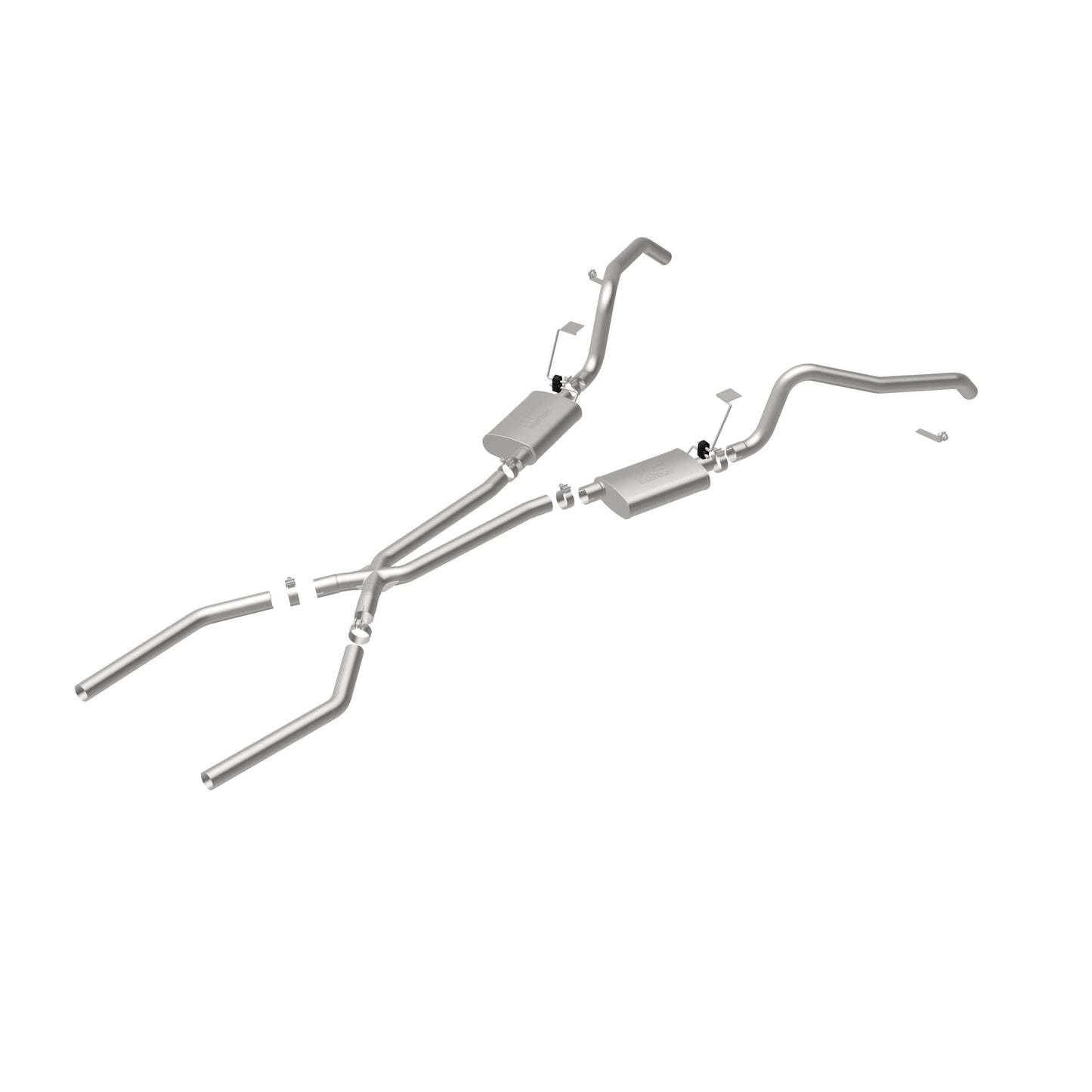 MagnaFlow Exhaust Products 15896 Street Series Stainless Crossmember-Back System