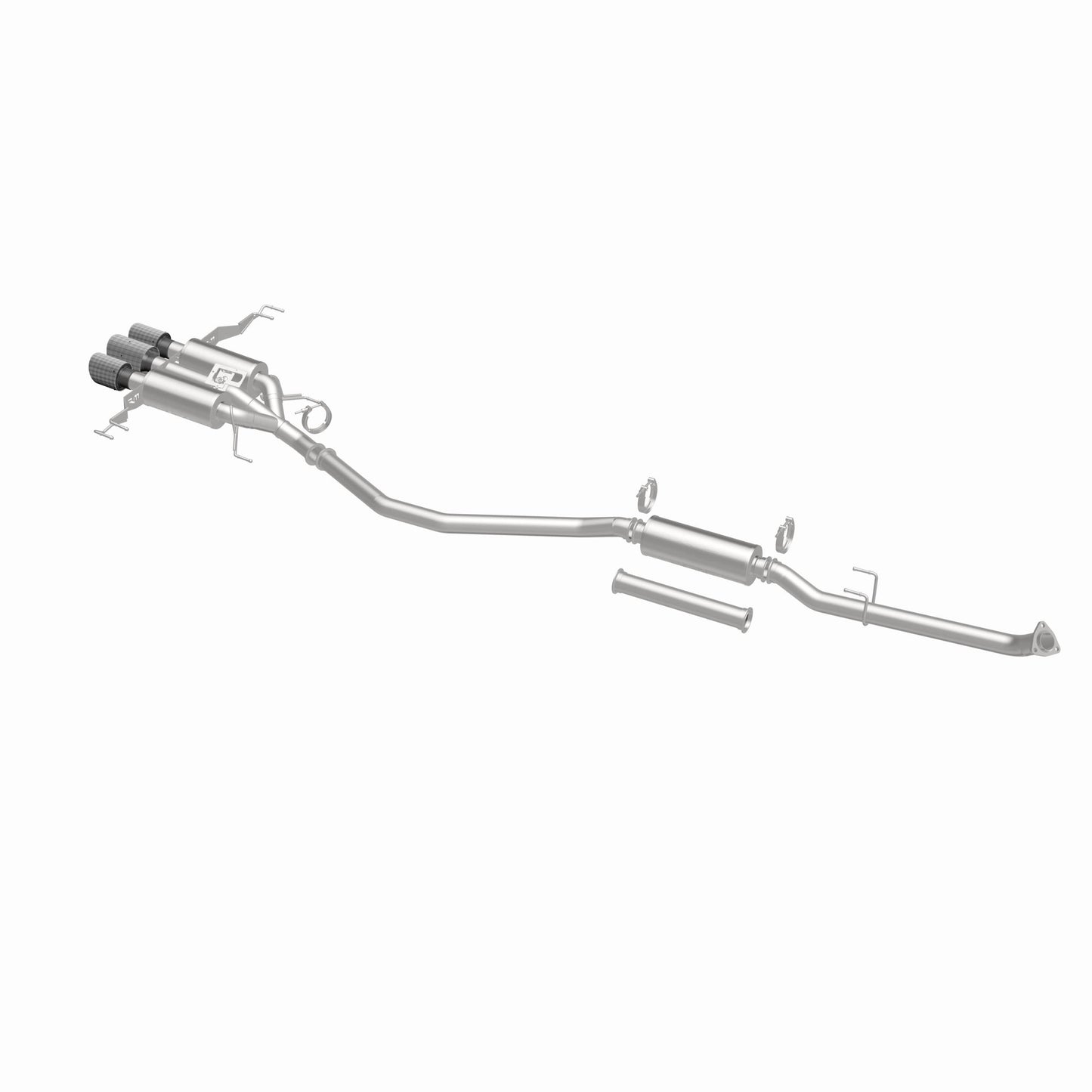 MagnaFlow 2023-2025 Honda Civic Type R SPEQ Series Carbon Fiber Cat-Back Perform