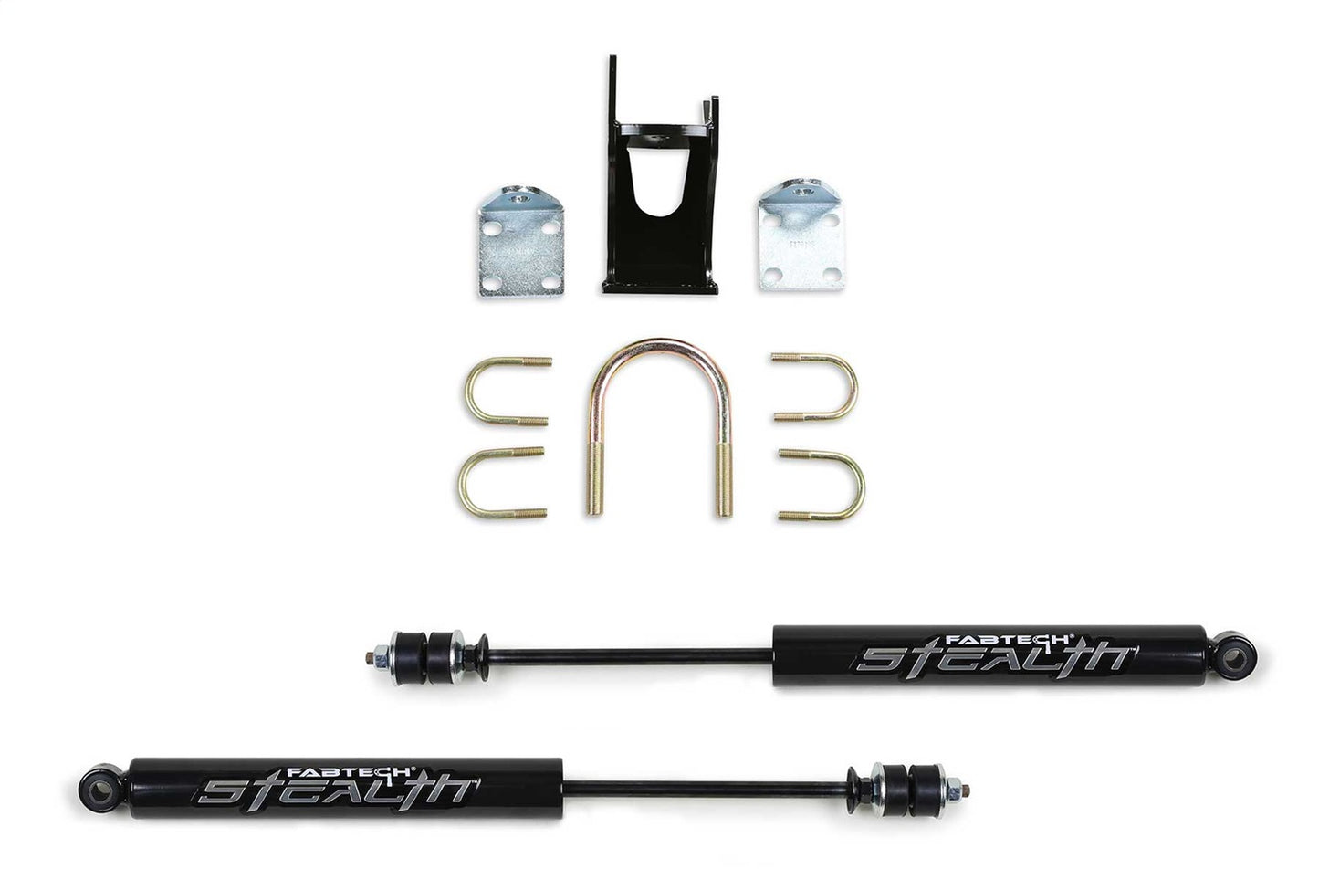 Fabtech FTS8046 - Stealth Steering Stabilizer; Dual;
