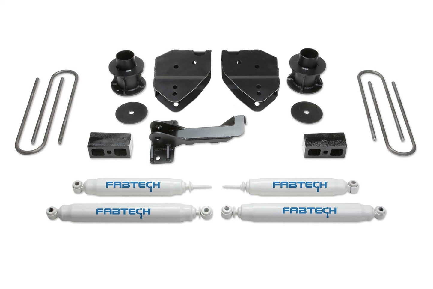 Fabtech K2213 - Budget Lift System w/Shock; 4 in. Lift; Incl. Performance Shocks