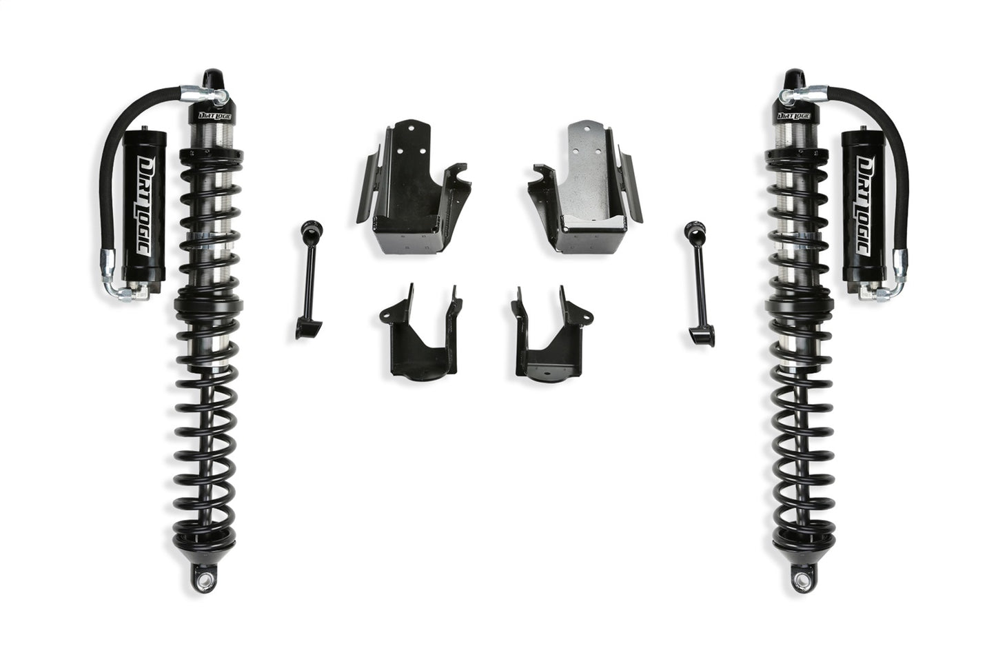 Fabtech K4238DL - Coilover Conversion; 5 In. Lift; w/Front Dirt Logic 2.5 Resi C