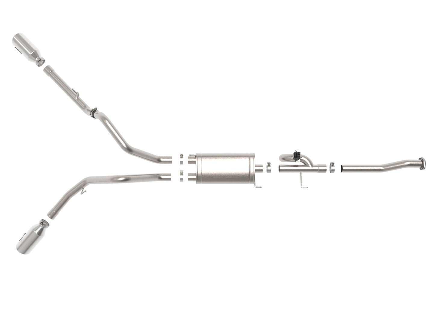 aFe Power 49-33123-P - Gemini XV 3 IN 304 Stainless Steel Cat-Back Exhaust Syste