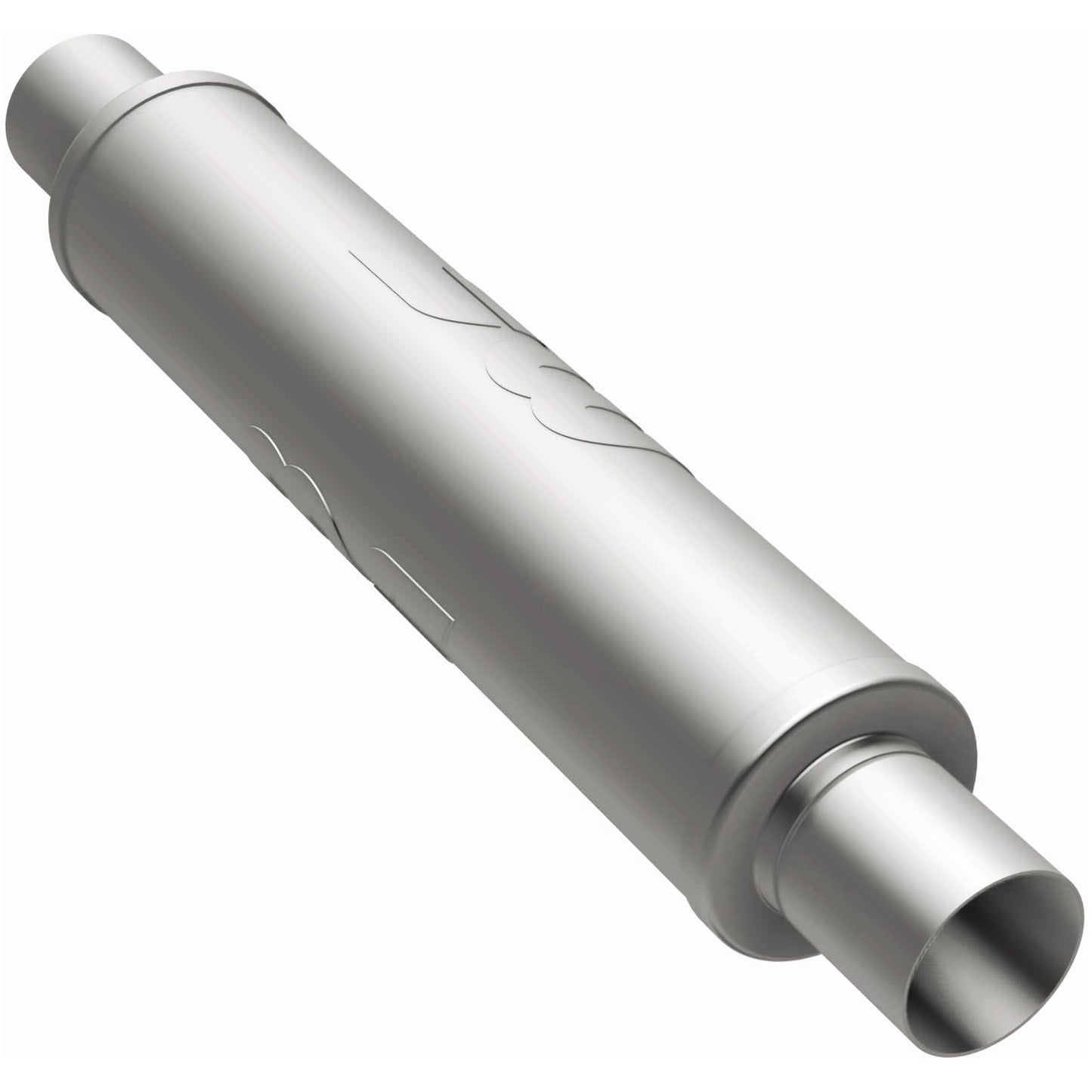 MagnaFlow 10426 - Straight-Through Performance Muffler; 2.5in. Center/Center; 4x18x4 Body