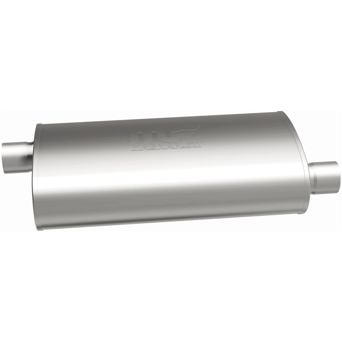 MagnaFlow 11235 - Straight-Through Performance Muffler; 2.25in. Offset/Offset; 4x14x9 Body