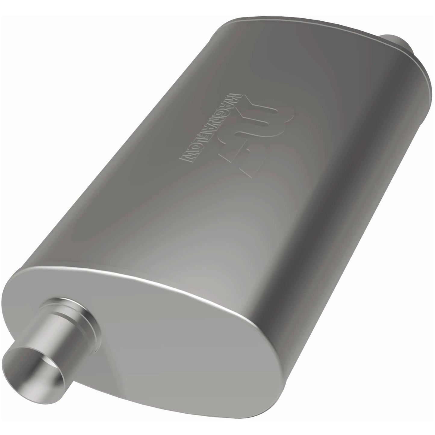 MagnaFlow 11236 - Straight-Through Performance Muffler; 2.5in. Offset/Offset; 4x14x9 Body