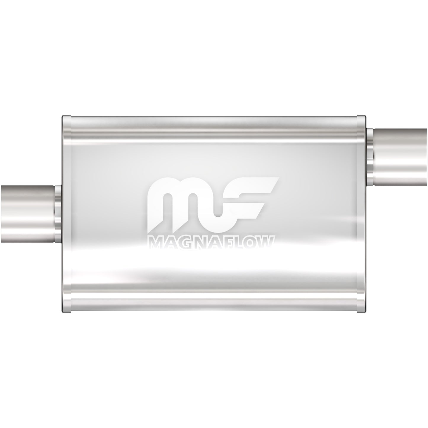 MagnaFlow 11255 - Straight-Through Performance Muffler; 2.25in. Offset/Center; 4x18x9 Body