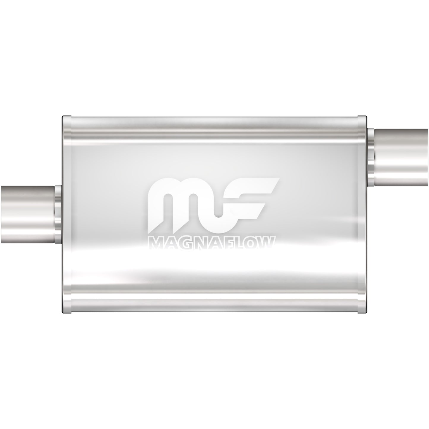 MagnaFlow 11366 - Straight-Through Performance Muffler; 2.5in. Offset/Center; 4x11x9 Body