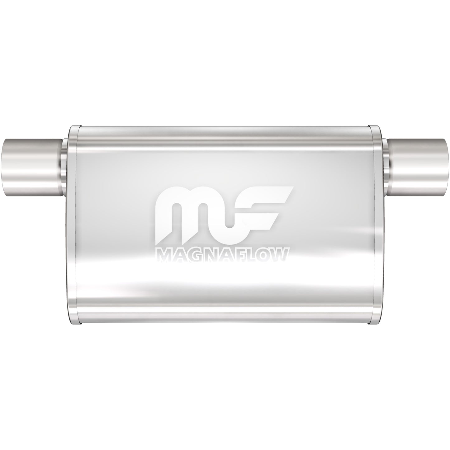 MagnaFlow 11376 - Straight-Through Performance Muffler; 2.5in. Offset Same Side; 4x11x9 Body