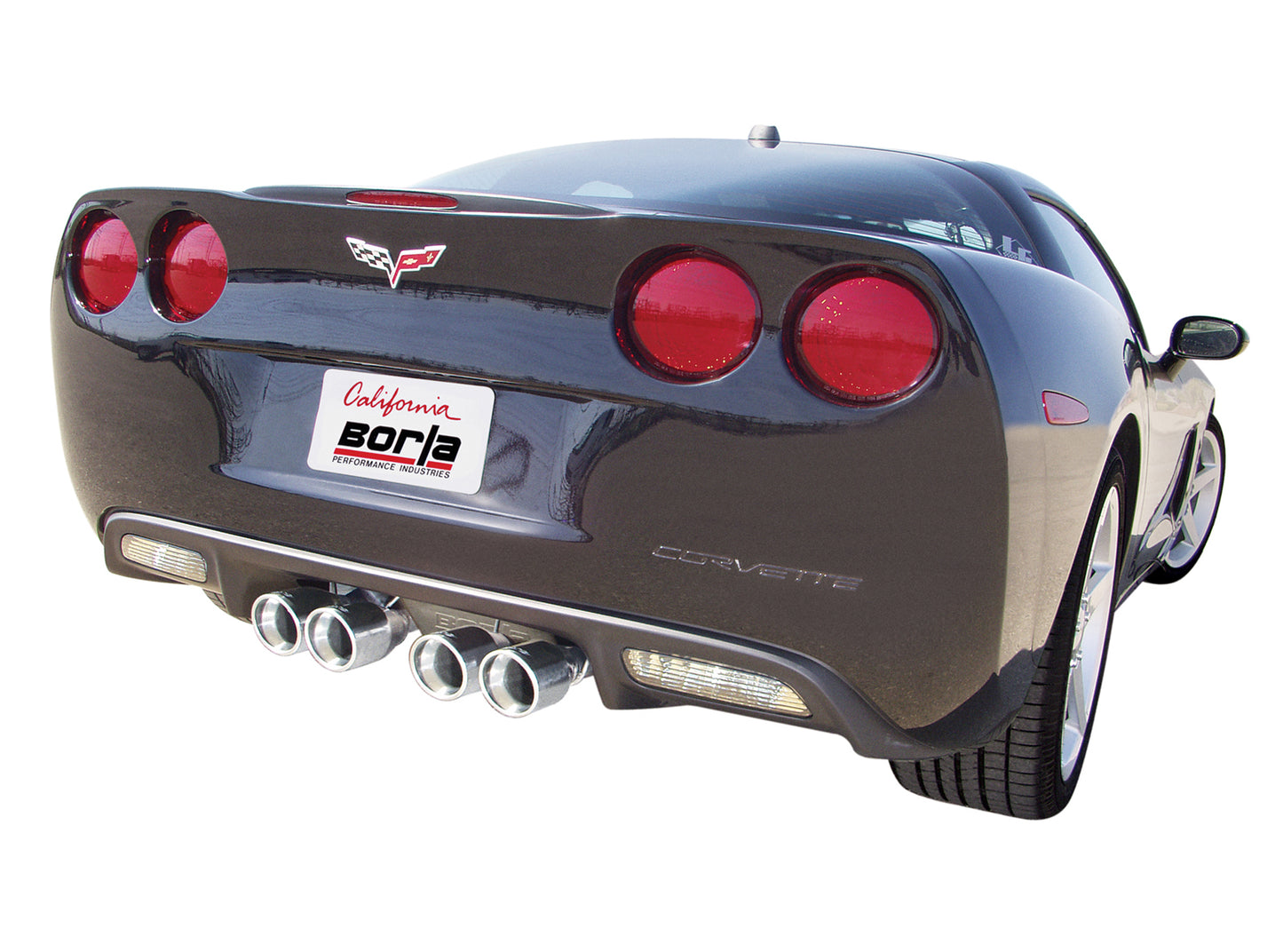 Borla 11744 - S-Type Axle-Back Exhaust System For 2005-2008 Chevrolet Corvette (