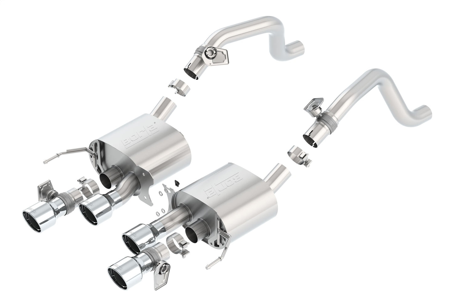 Borla 11855 - S-Type Axle-Back Exhaust System 2014-2019 Chevrolet Corvette (C7)
