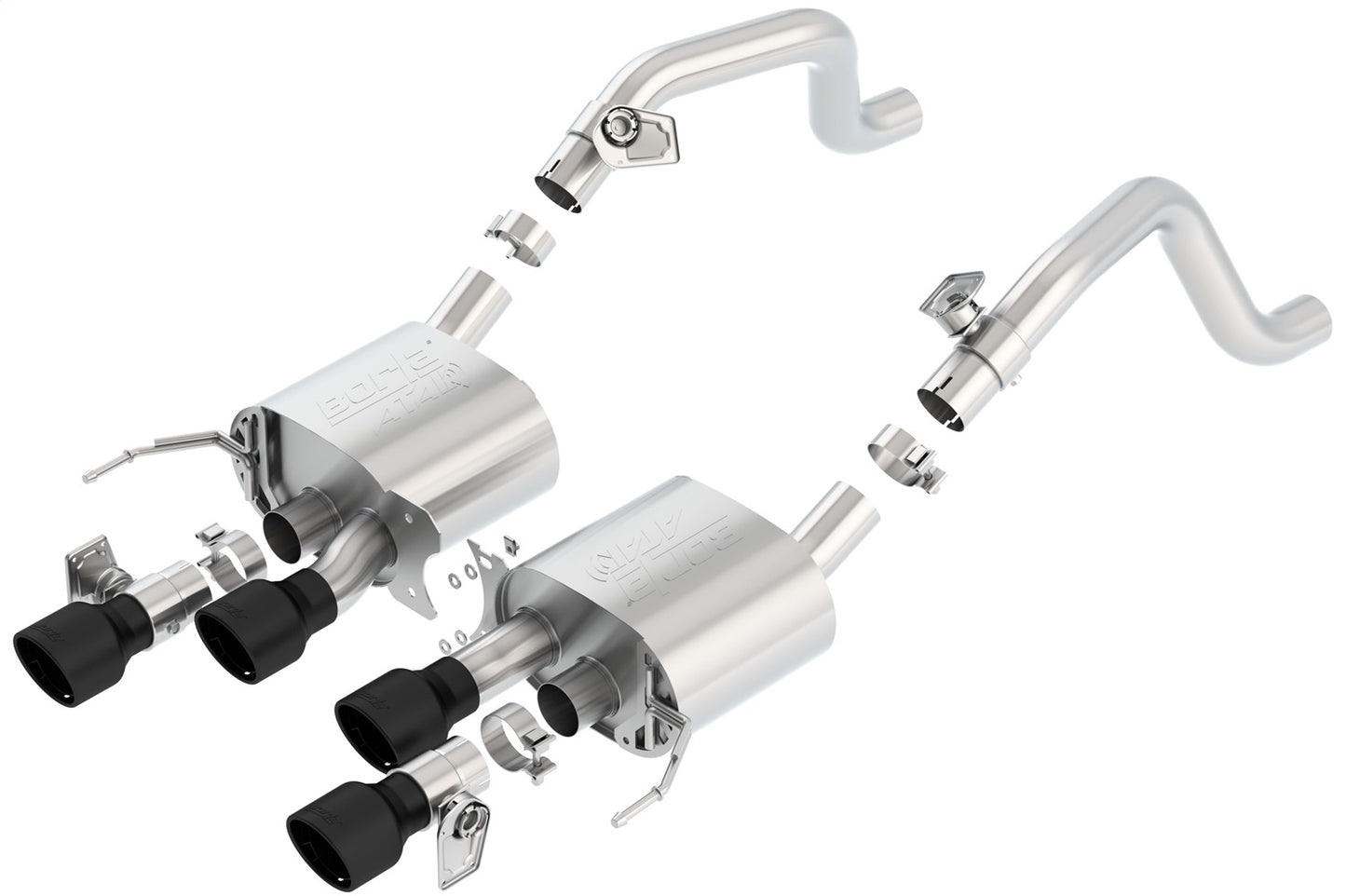Borla 11856CB - ATAK® Axle-Back Exhaust System 2014-2019 Chevrolet Corvette (C7)