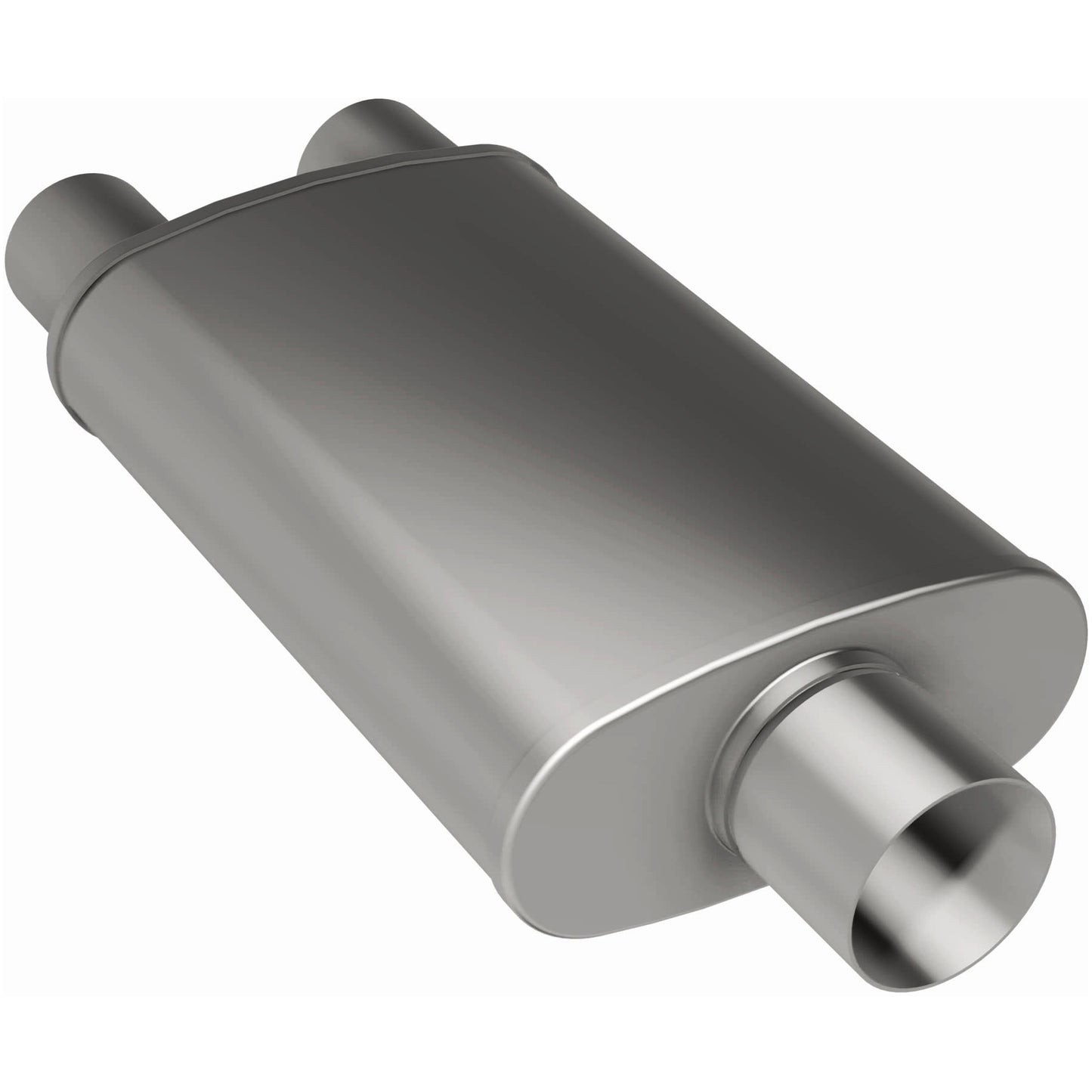 MagnaFlow 12158 - Straight-Through Performance Muffler; 2.5in. Center/Dual; 5x14x8 Body
