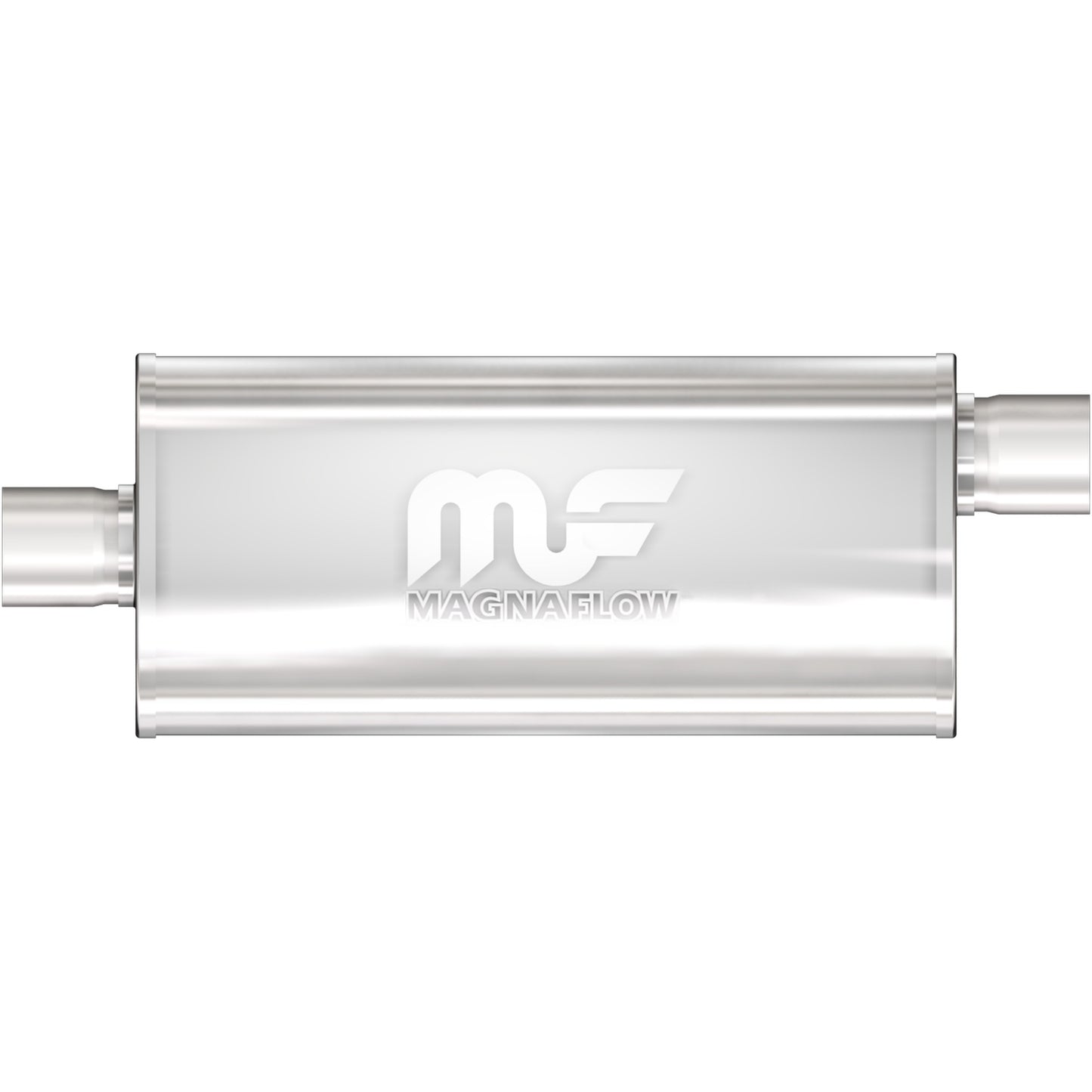 MagnaFlow 12226 - Straight-Through Performance Muffler; 2.5in. Offset/Center; 5x14x8 Body
