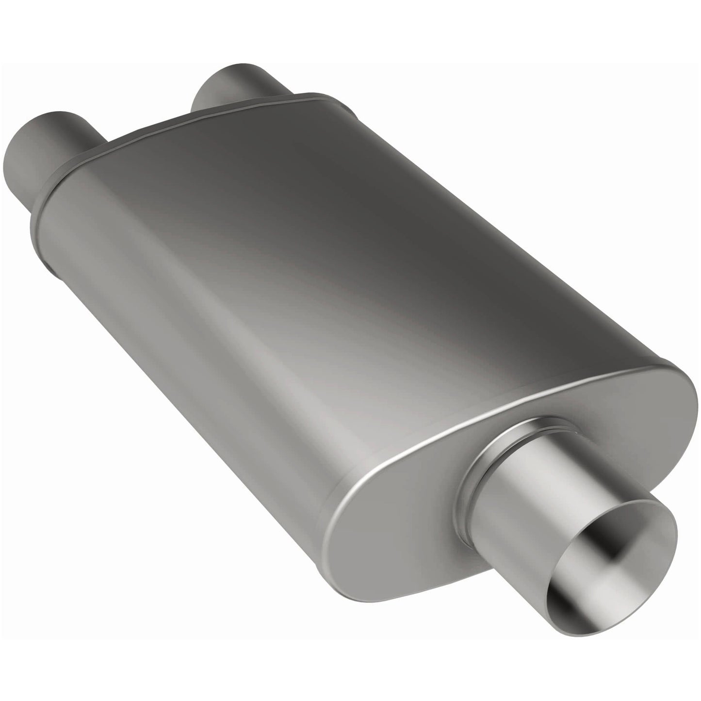 MagnaFlow 12278 - Straight-Through Performance Muffler; 3/2.25in. Center/Dual; 5x18x8 Body