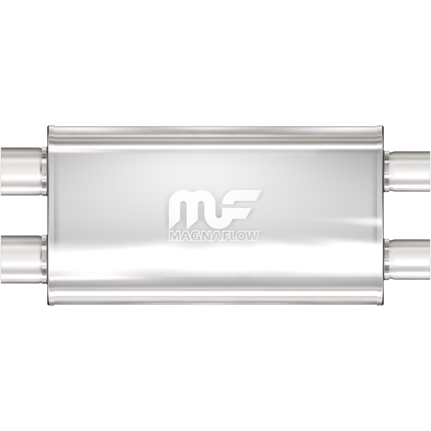 MagnaFlow 12568 - Straight-Through Performance Muffler; 2.5in. Dual/Dual; 5x22x11 Body