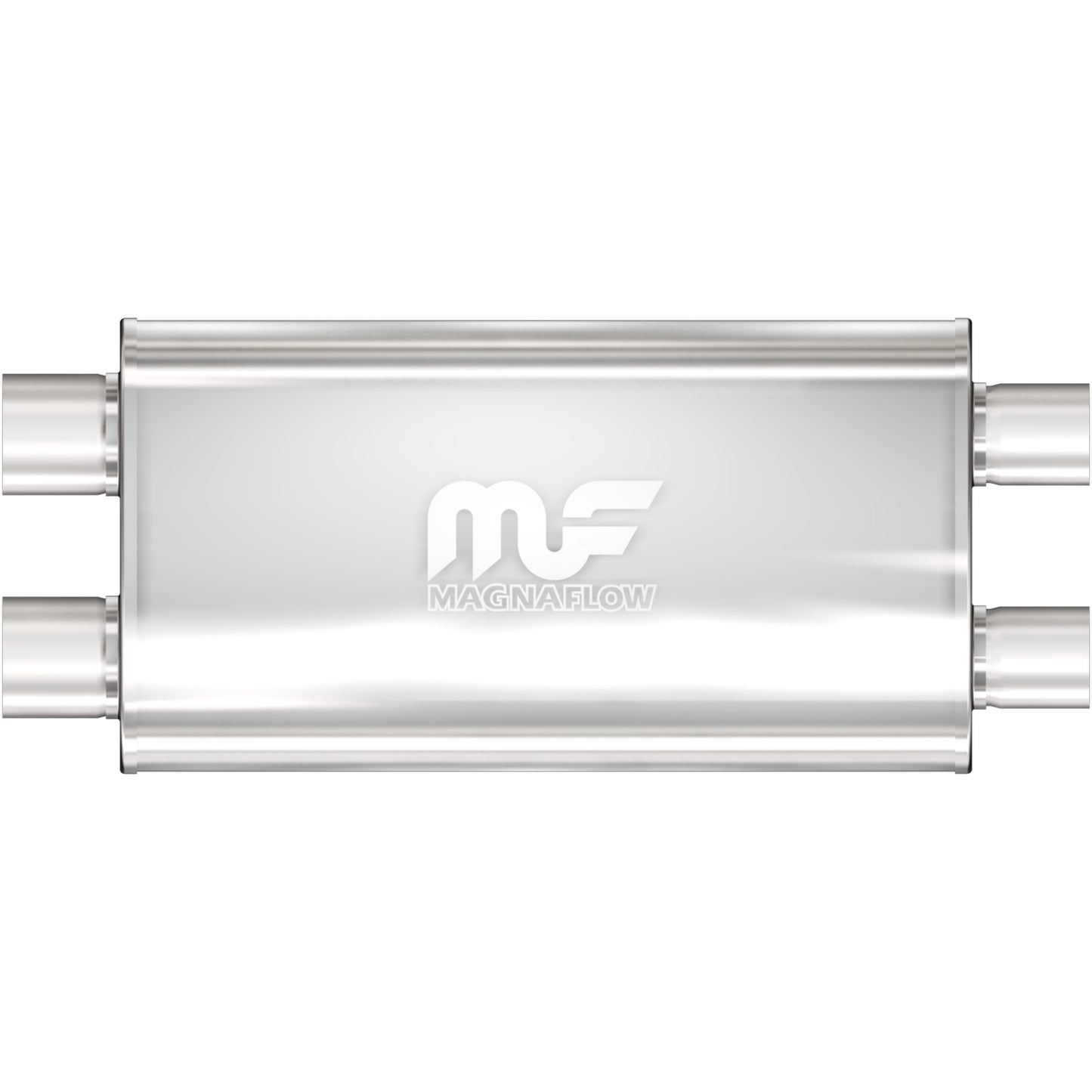 MagnaFlow 12599 - Straight-Through Performance Muffler; 3in. Dual/Dual; 5x22x11 Body