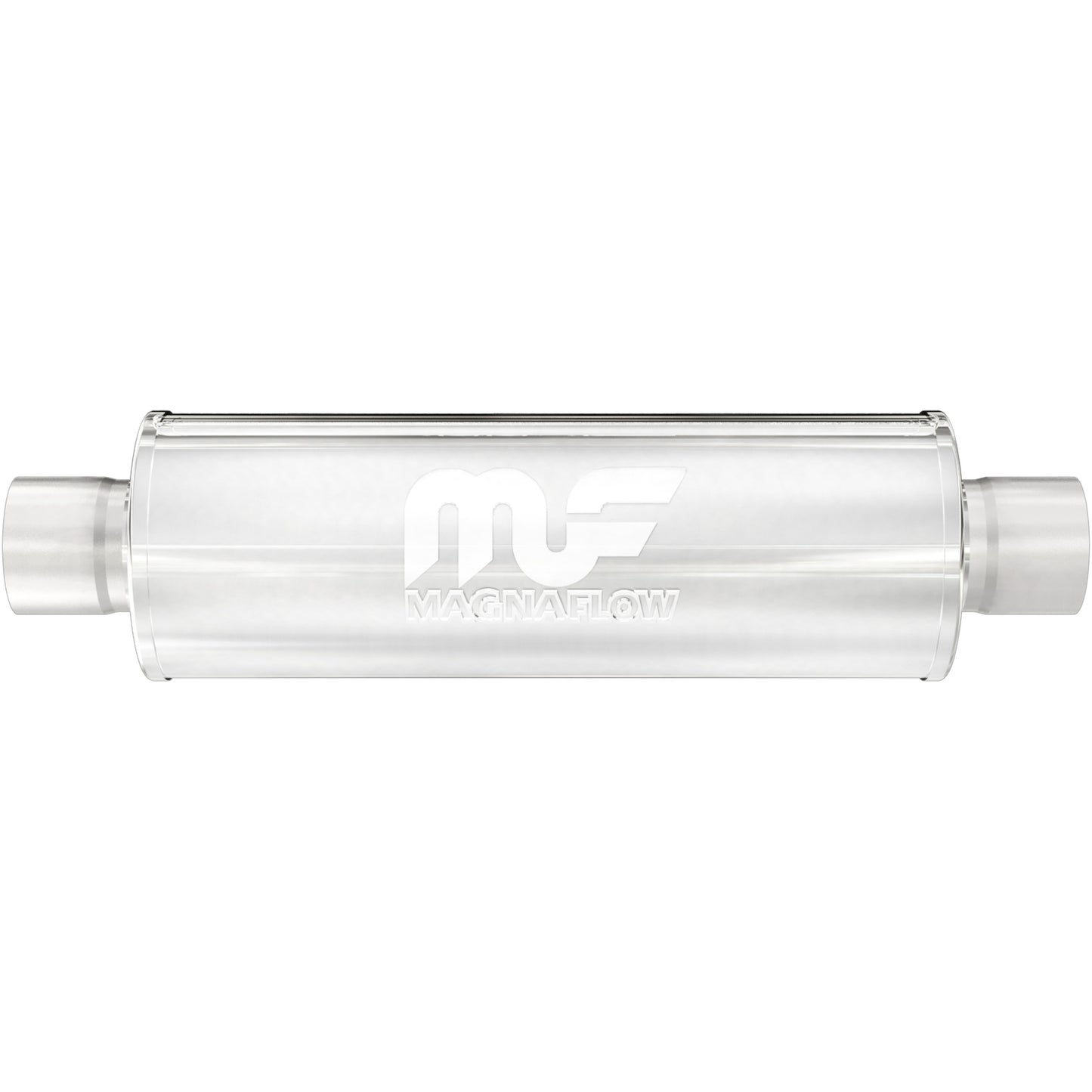 MagnaFlow 12774 - Straight-Through Performance Muffler; 5in. Center/Center; 7x24x7 Body
