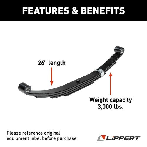 Lippert Components 702096  LEAF SPRING SUPPORT