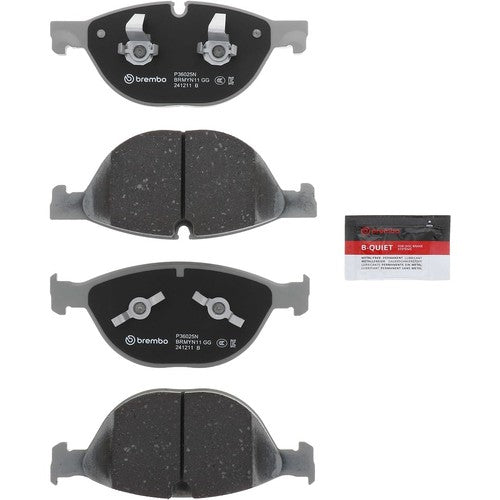Brembo Front Ceramic Brake Pads Fits 2010-2015 Jaguar XF 4 Pc Brakes P36025N