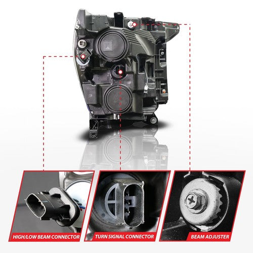 ANZO USA 111594R  HEADLIGHT ASSEMBLY