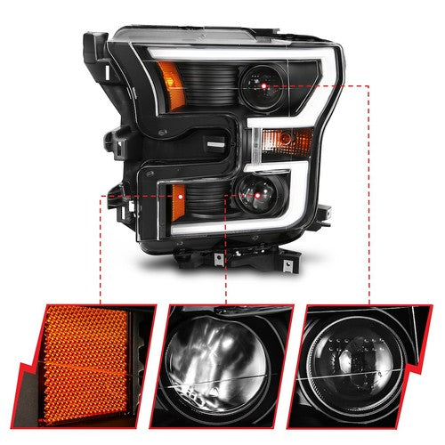 ANZO USA 111357  HEADLIGHT ASSEMBLY