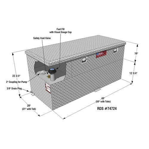 RDS Tanks 74724PC  LIQUID TRANSFER TANK