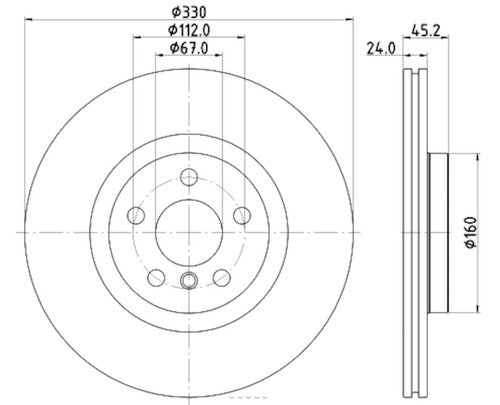 Hella 355122641 Pagid BOLT KIT