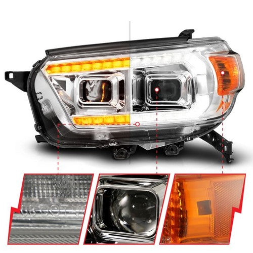 ANZO USA 111603  HEADLIGHT ASSEMBLY