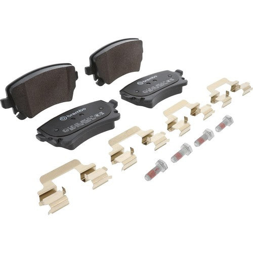 Brembo Rear Low Metallic Brake Pads Fits 2005-2011 Audi A6 Quattro 4 Pc P85076