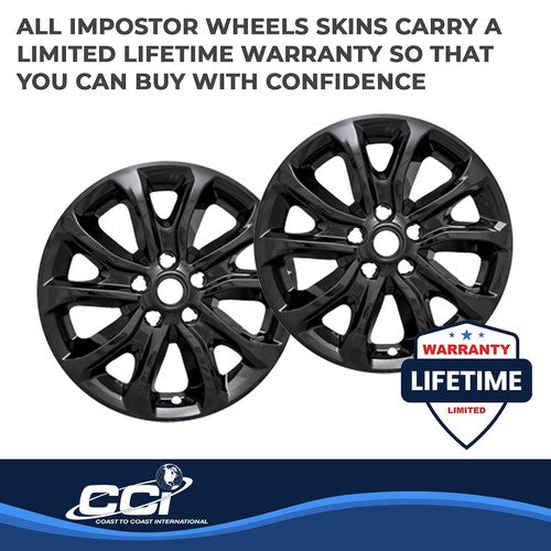 Coast To Coast IWCIMP409BLK IMPOSTOR  WHEEL COVER